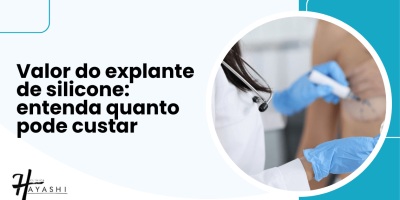 Imagem com médica marcando paciente para cirurgia e o texto: Valor do explante de silicone – entenda quanto pode custar o procedimento.